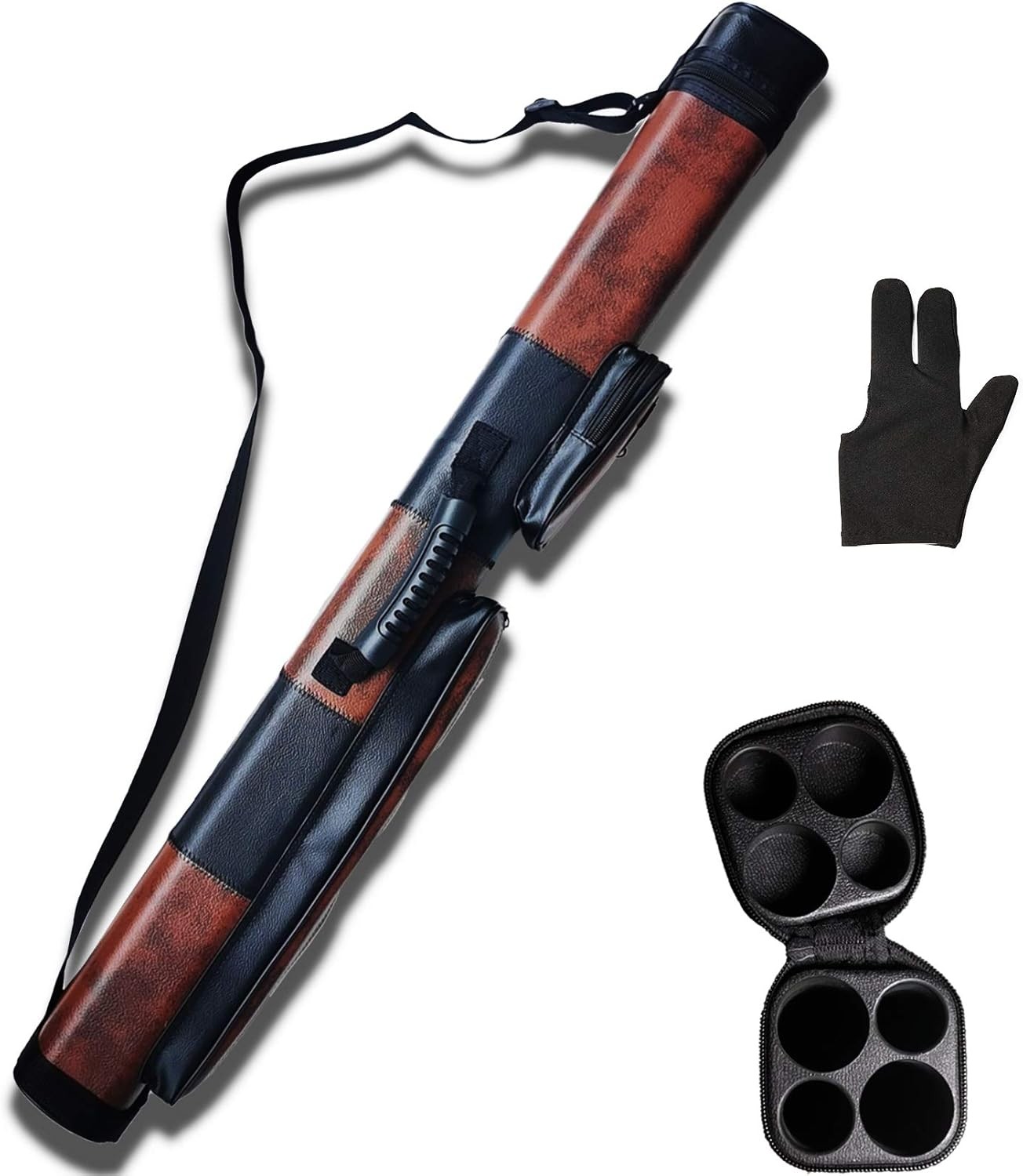 Square Pool Cue Case Hard 2x2 New