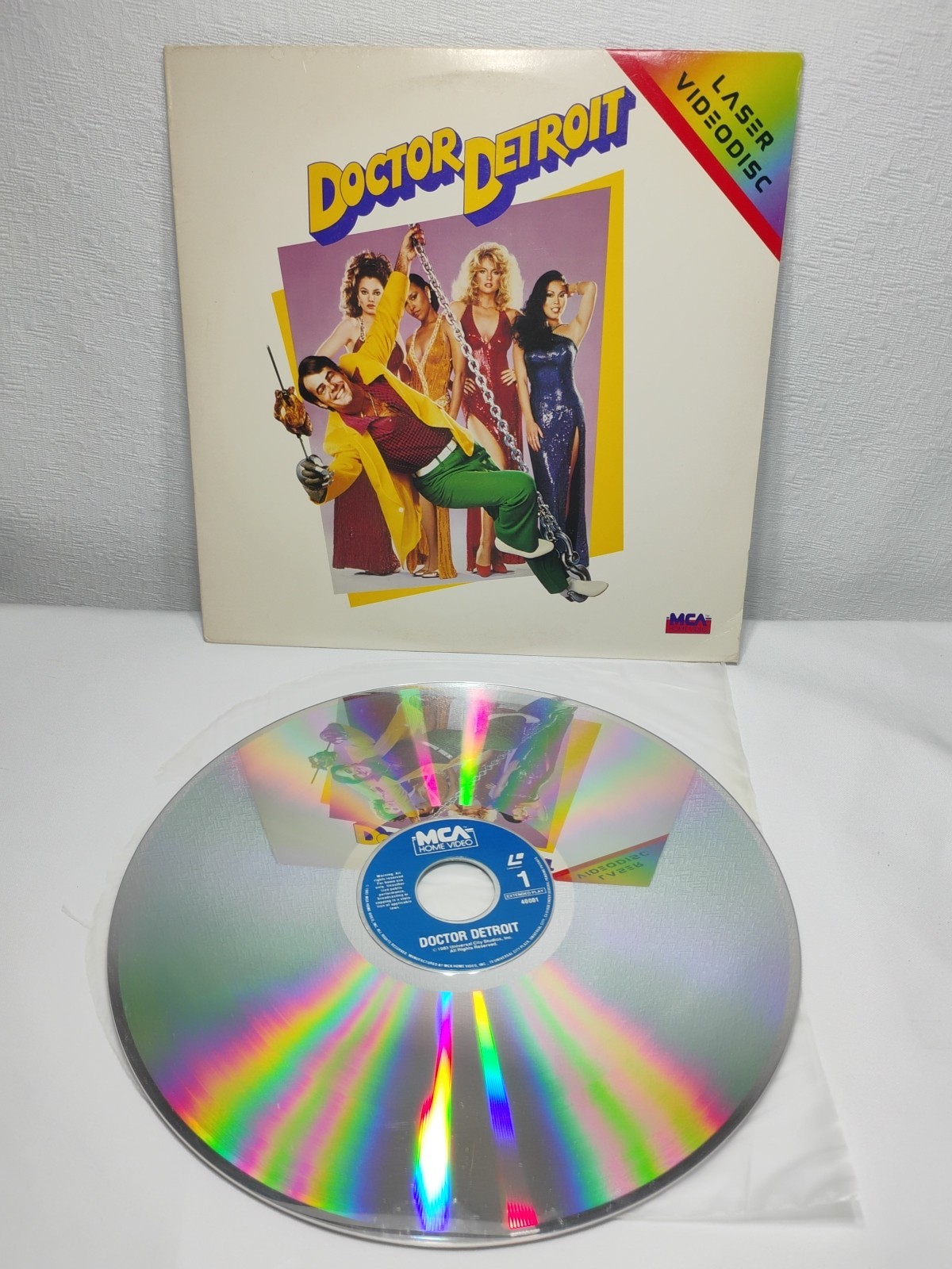 Laserdisc LD DOCTOR DETROIT AYKROYD DRESCHER JAMES BROWN TESTED WORKS