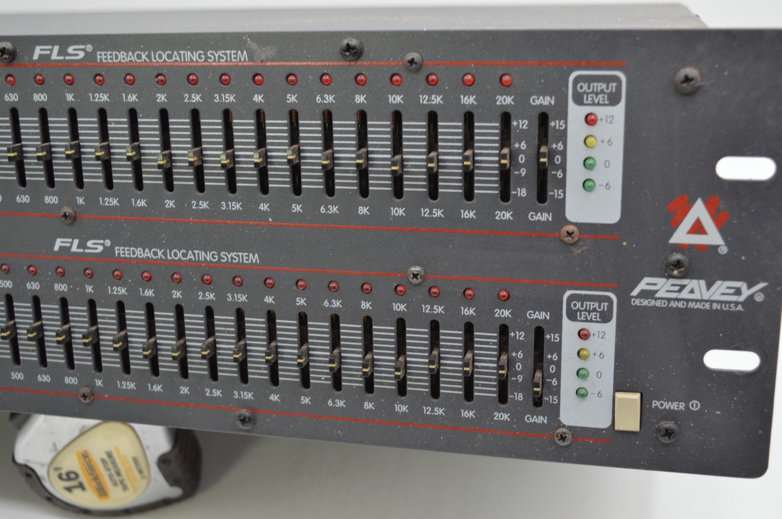 Peavey Q231FX Dual 31-Band Graphic Equalizer 7837