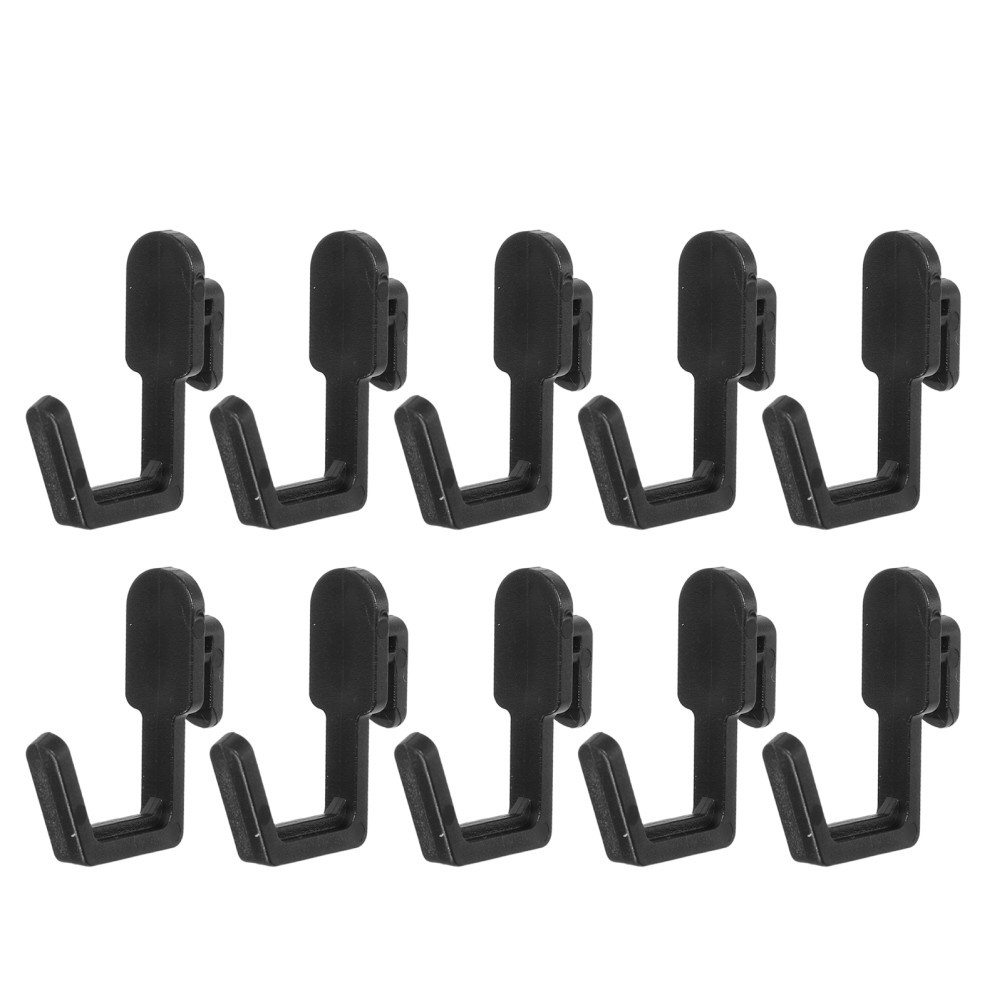 Universal Reusable Plastic Pegboard Hooks for Workshop Garage Tool Storage