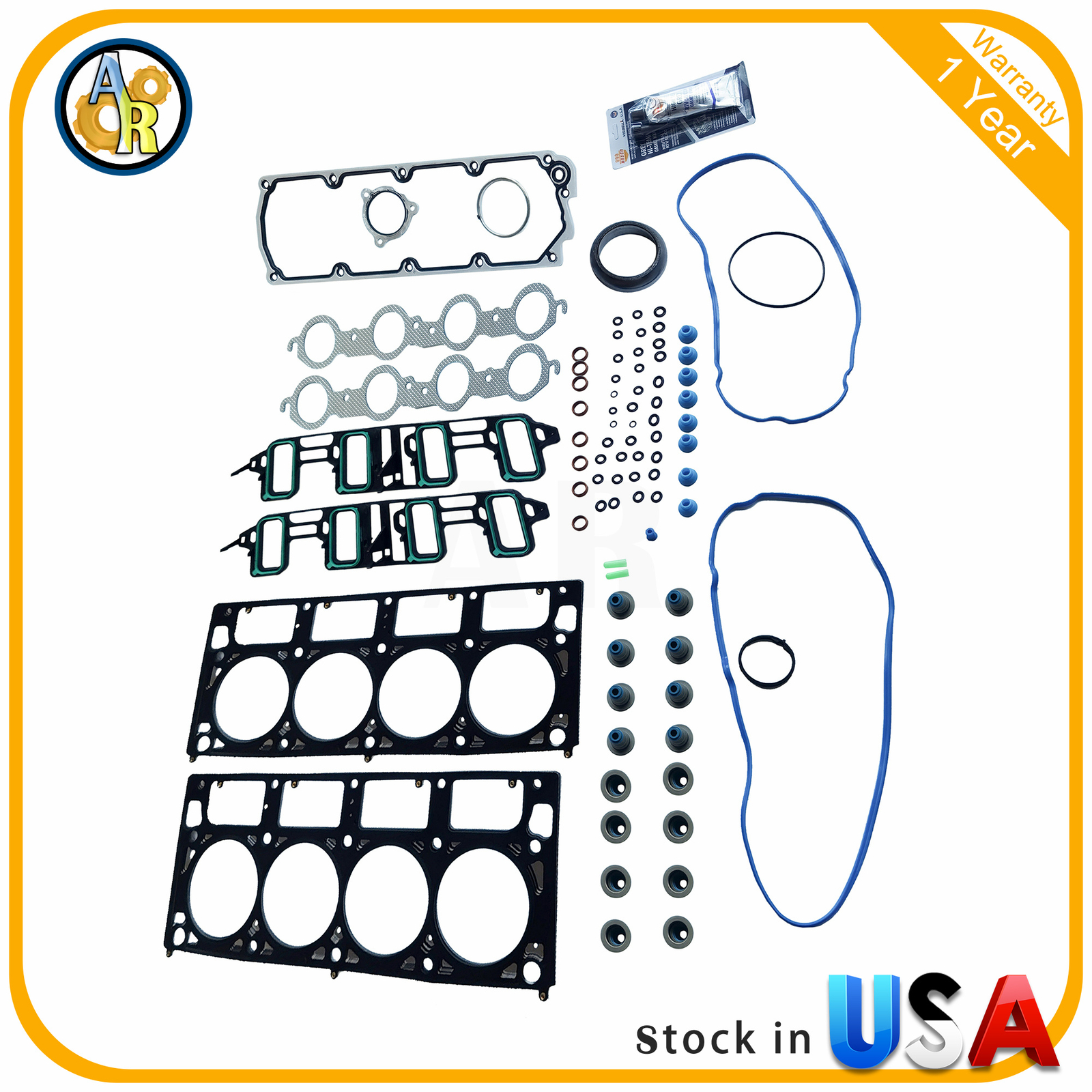 For Chevrolet Express GMC Yukon 6.0L 6.2L V8 VIN K G Y Engine Head Gasket Set