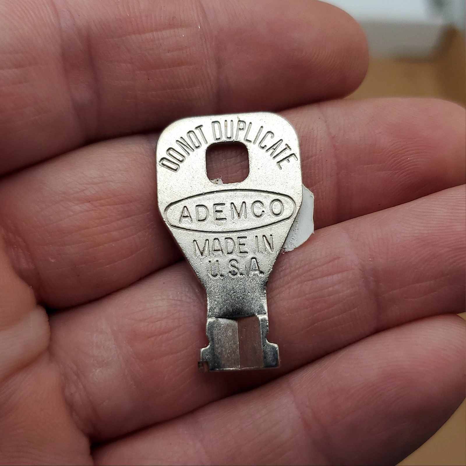 Ademco Keyswitch Key 507-206 Formed Key High Security USA Made NOS