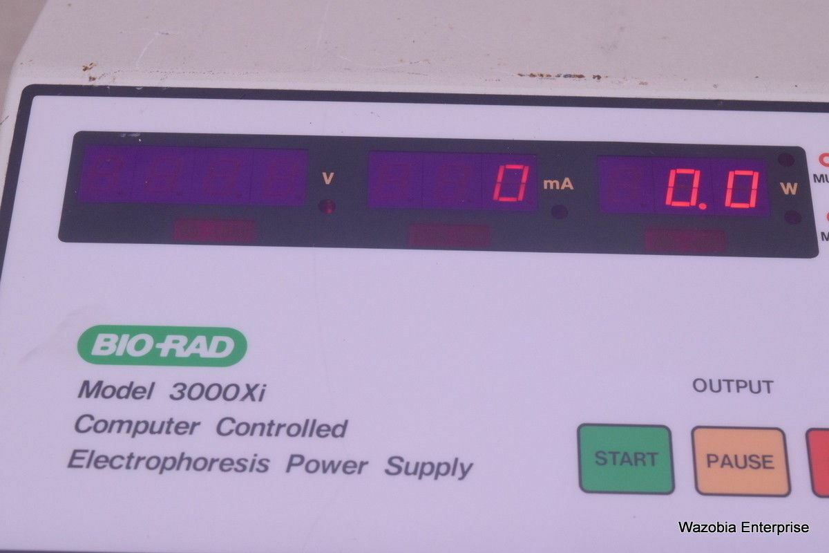 BIO-RAD COMPUTER CONTROLLED ELECTROPHORESIS MODEL 3000XI