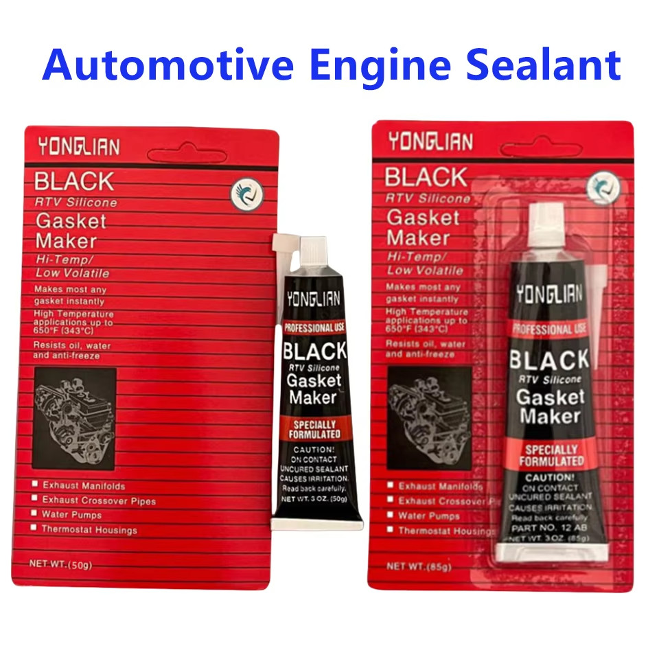 1-3Pcs Black RTV Silicone Gasket Maker 50-85g Engine Sealant High Temp Car Glue