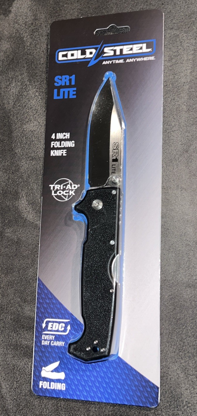 Cold Steel SR1 LITE Clip Point / 9 3/8" Overall / 4" Blade / 4.8MM Thick / 62K1Z
