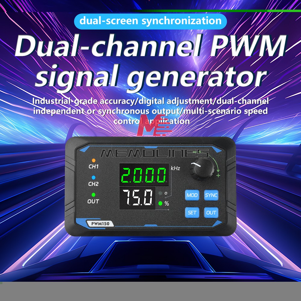 1Hz-150kHz PWM Pulse Frequency Duty Cycle Adjustable Module Signal Generator