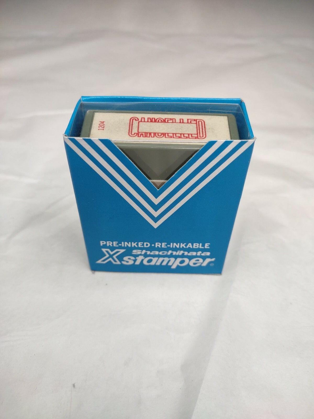 Vintage Xstamper "CANCELLED" Red Ink Stock No. 1204