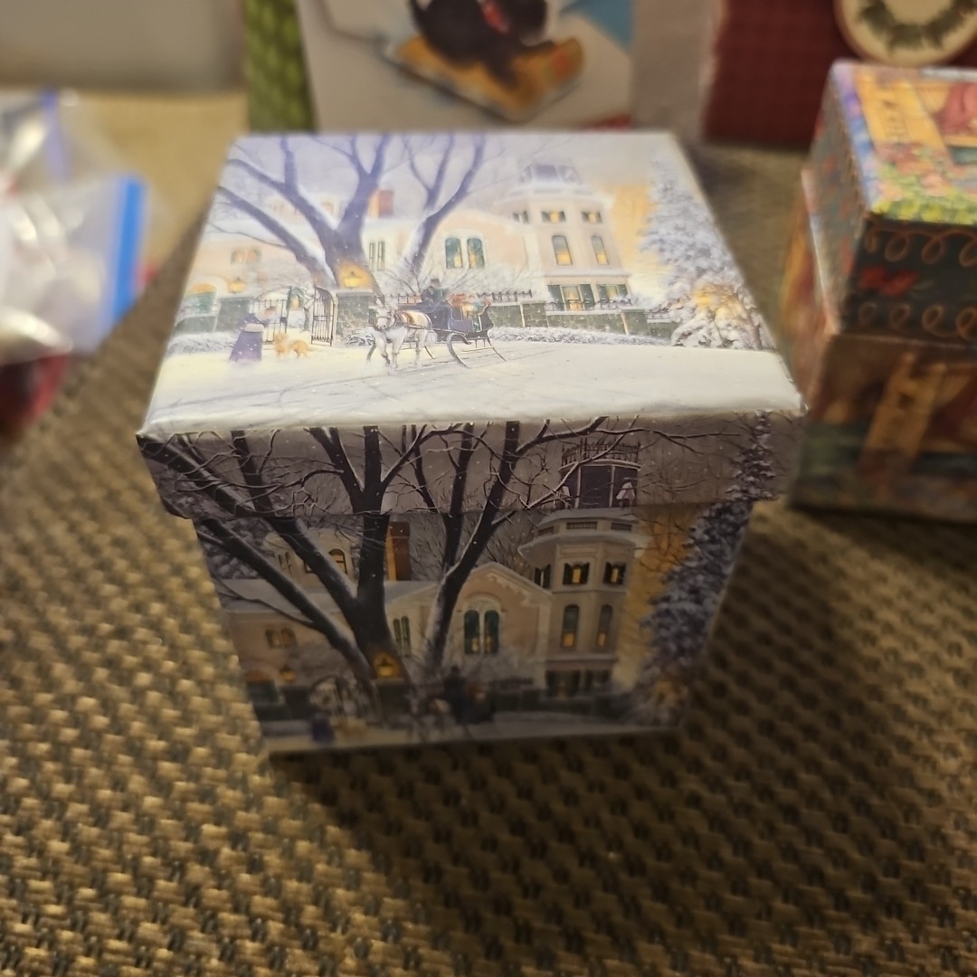 6 Small Christmas Boxes/ Packages All New