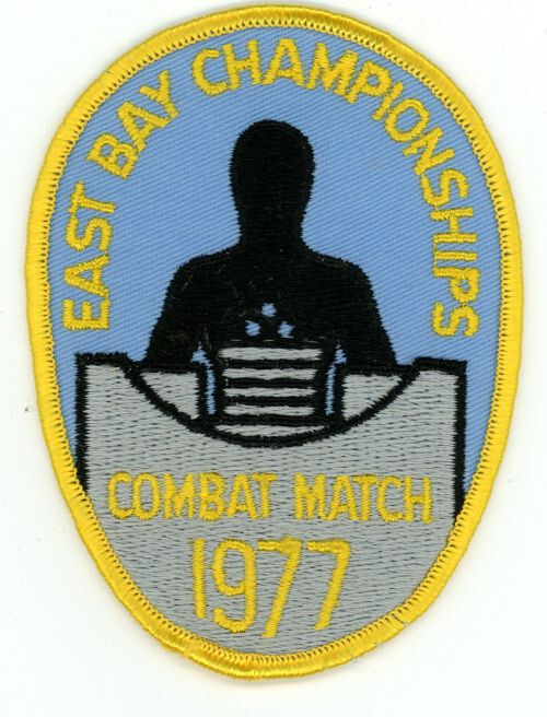 CALIFORNIA CA EAST BAY COMBAT CHAMPIONSHIPS 1977 OLD SHOULDER PATCH POLICE