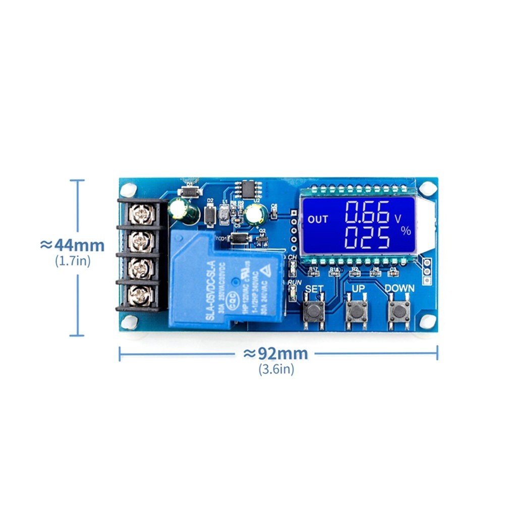 Control Module LCD Display Overcharge  for PROTECTION Switch XY-L30A DC6~60V