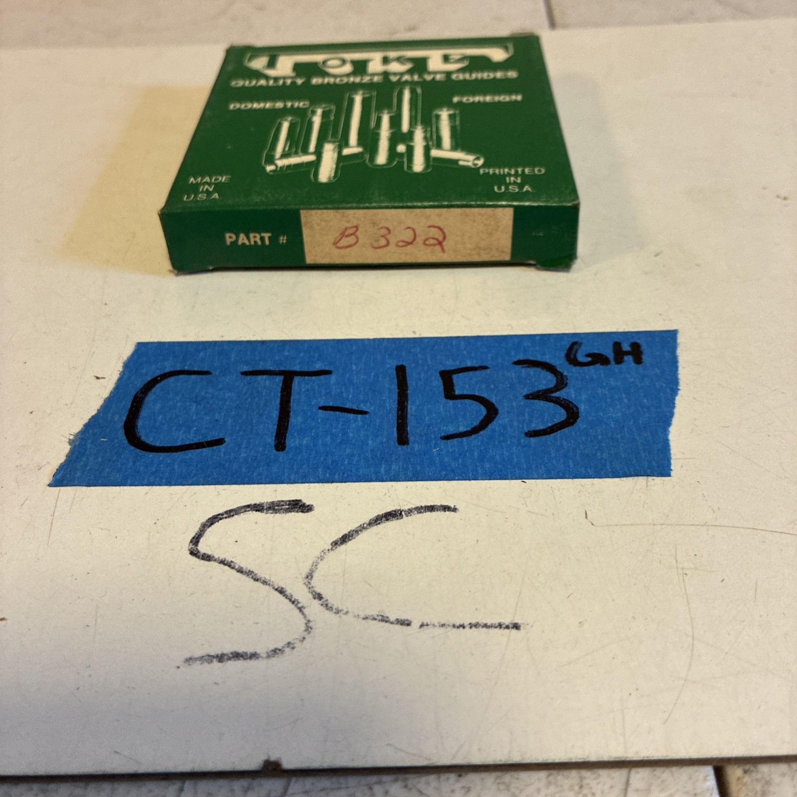 Toke Guide Intake Valve (Sold Individually) B298 Durable High Quality NOS Part