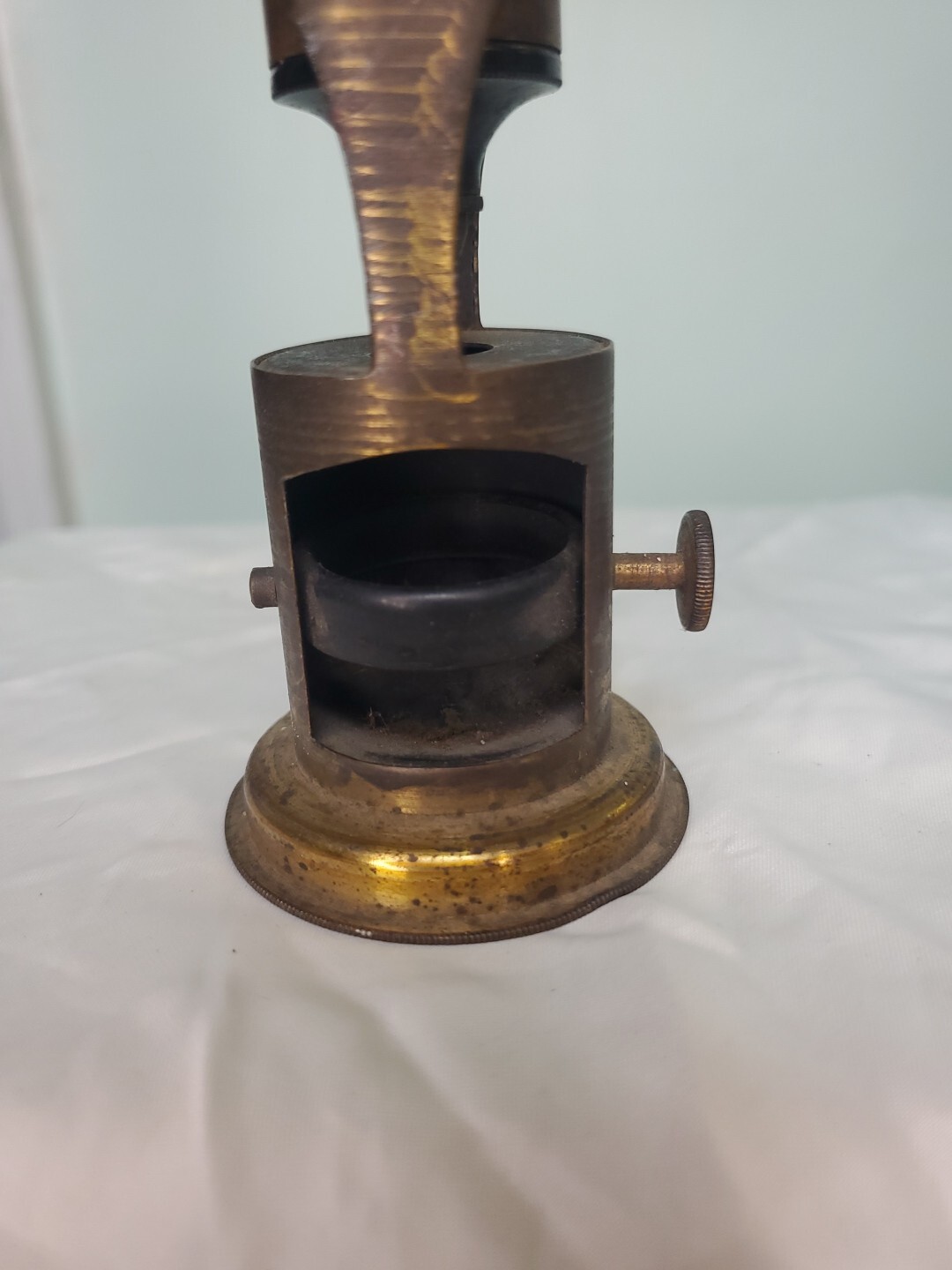 Antique Brass Field Microscope