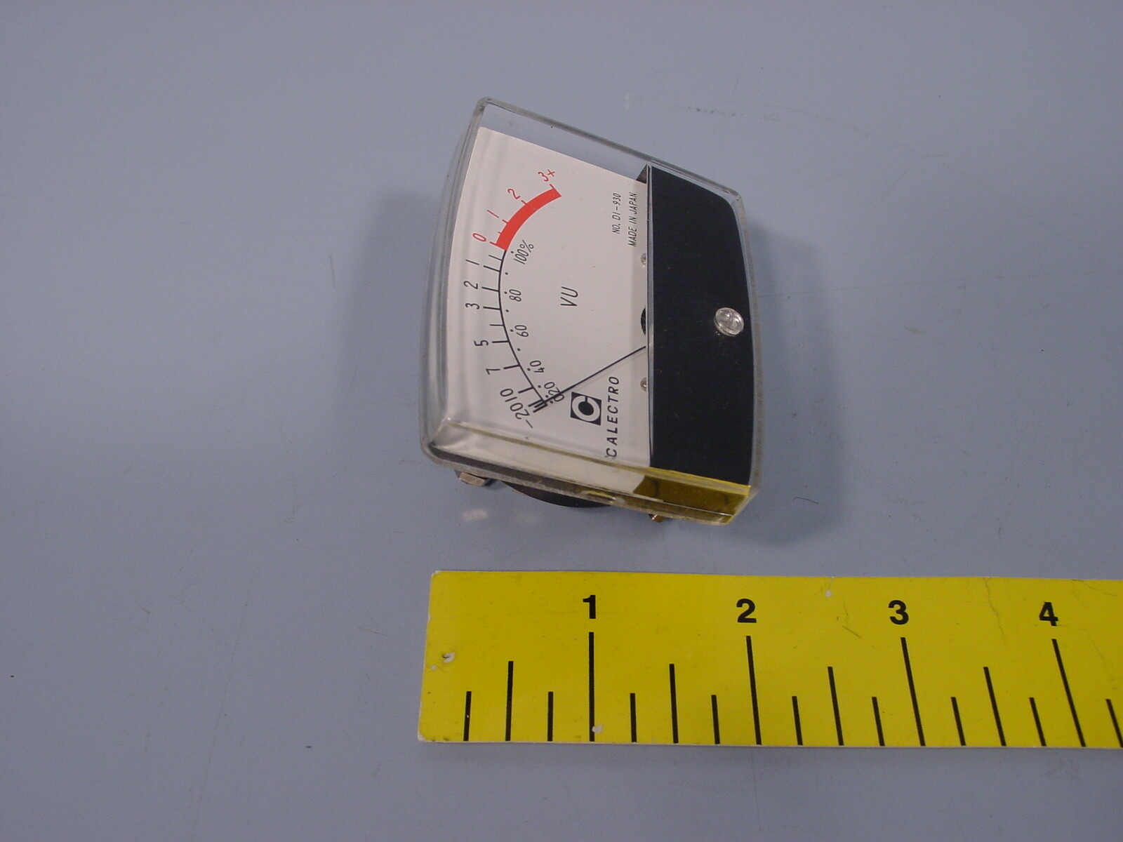 New Old Stock Calectro DI-930 Precision Meter, "VU" Meter