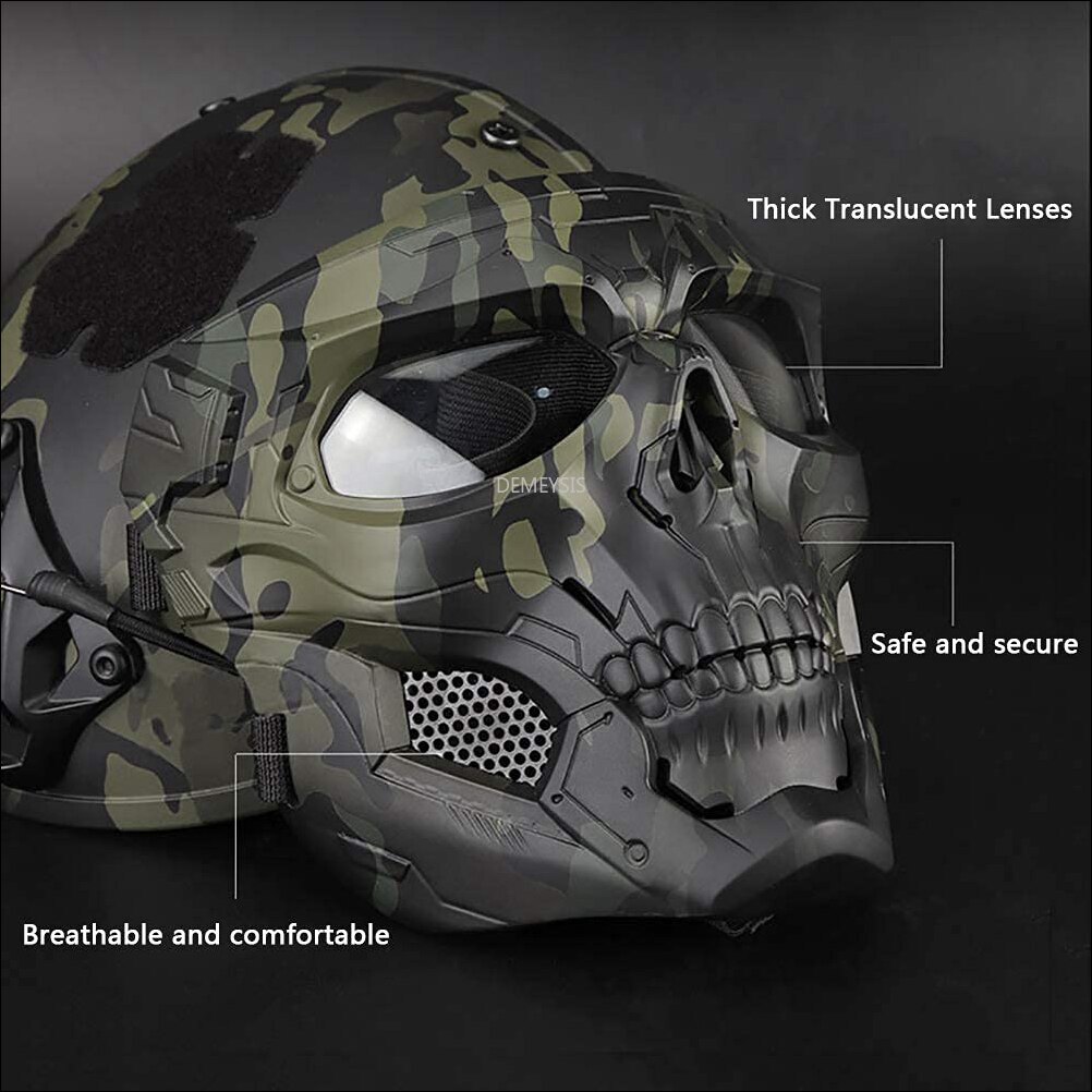 Paintball Riding Bulletproof Helmet Bulletproof Skull Mask Lightweight 2024 New