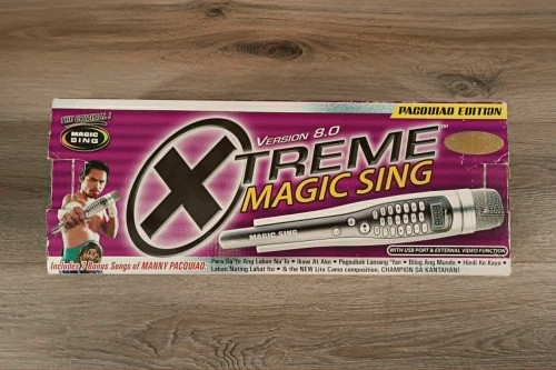 Xtreme Magic Sing Version 8.0 Pacquiao Edition Bonus Songs RARE