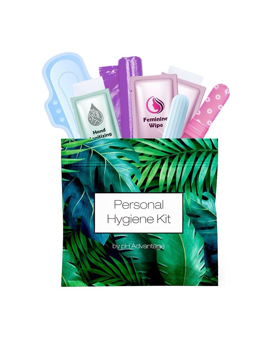 Menstrual Kit All-in-One 10 Pack (Ferns)Convenience on The Go | Period Kit