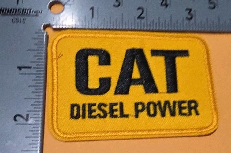 CAT Diesel Power Embroidered Iron/Sew On Patch