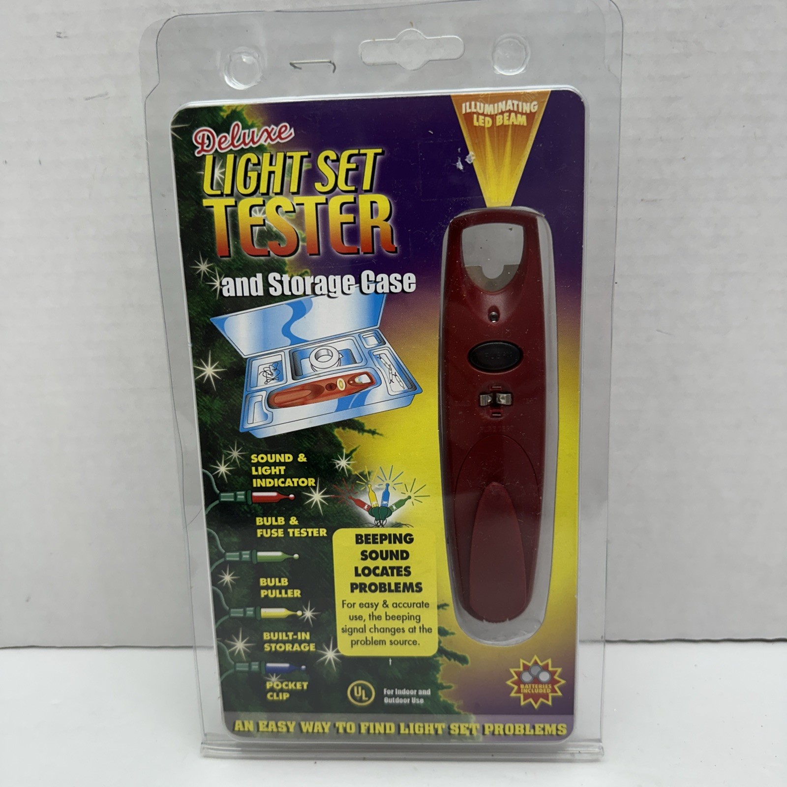 Deluxe Light Set Tester And Storage Case  (02001)  Free Shipping