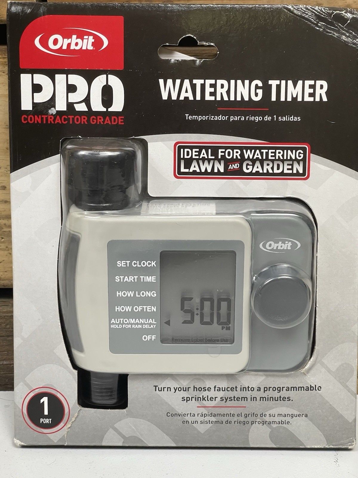 NEW Orbit Pro Contractor Grade 1-Port Programmable Watering Timer