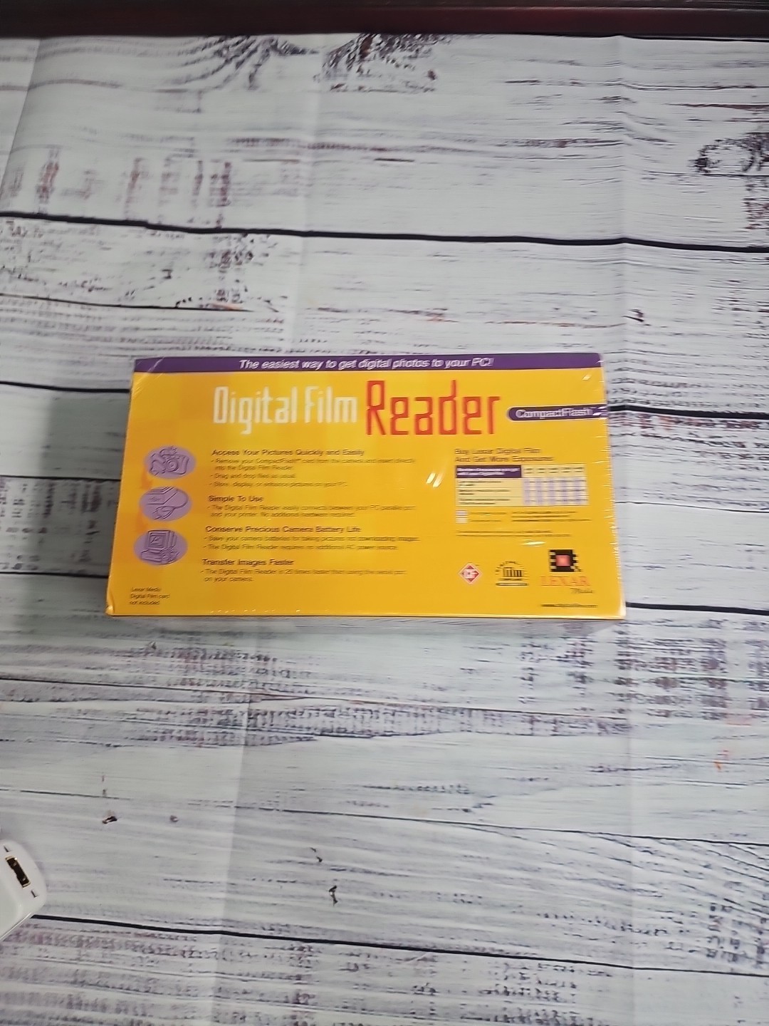VINTAGE Lexar Media COMPACTFLASH Digital Film Reader New Sealed