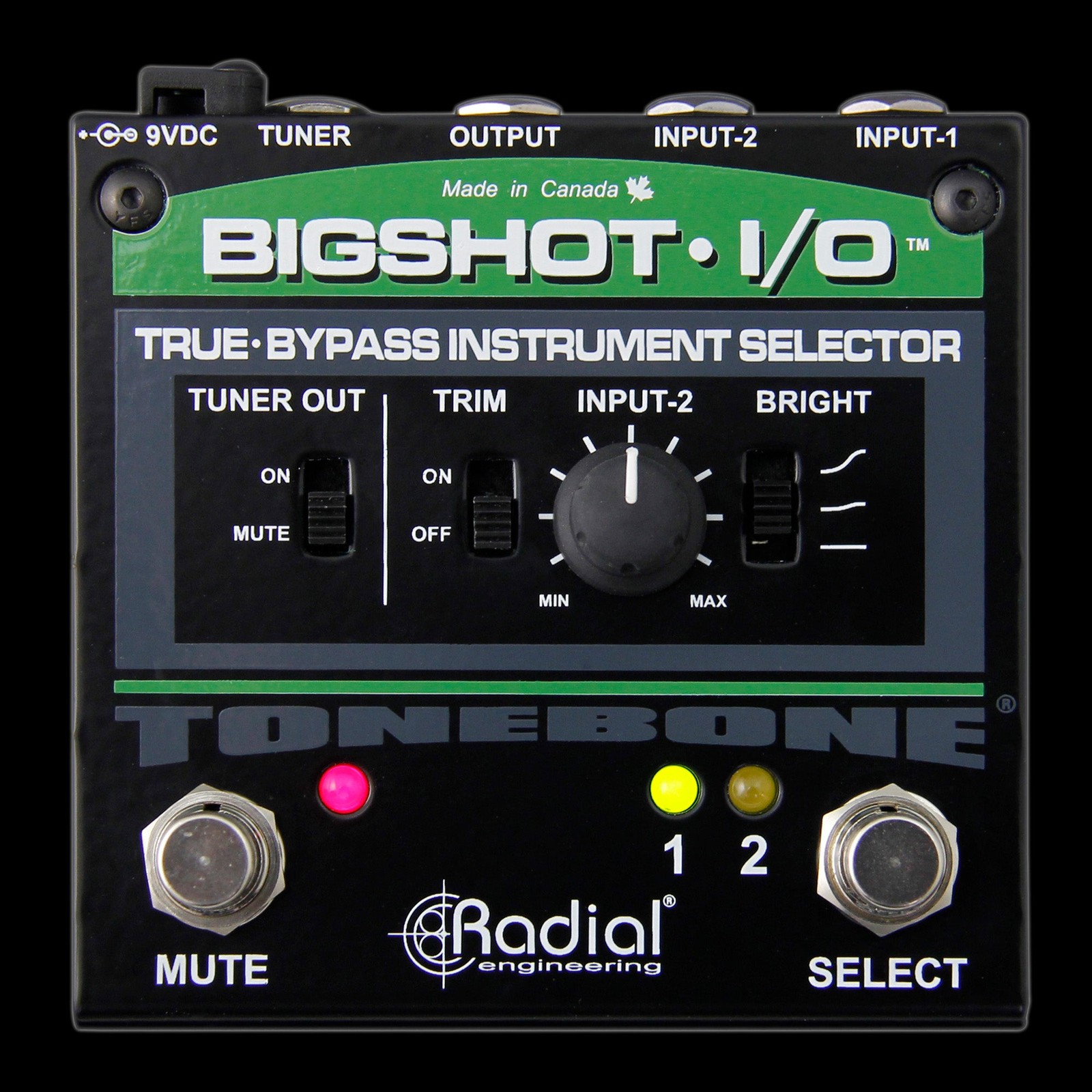 Radial Engineering BigShot I/O True Bypass Instrument Selector