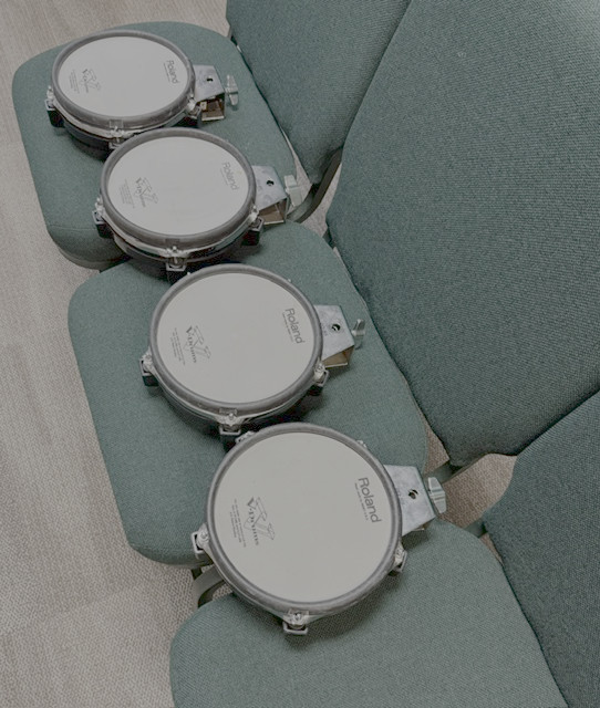 roland electronic drums and cymbals used
