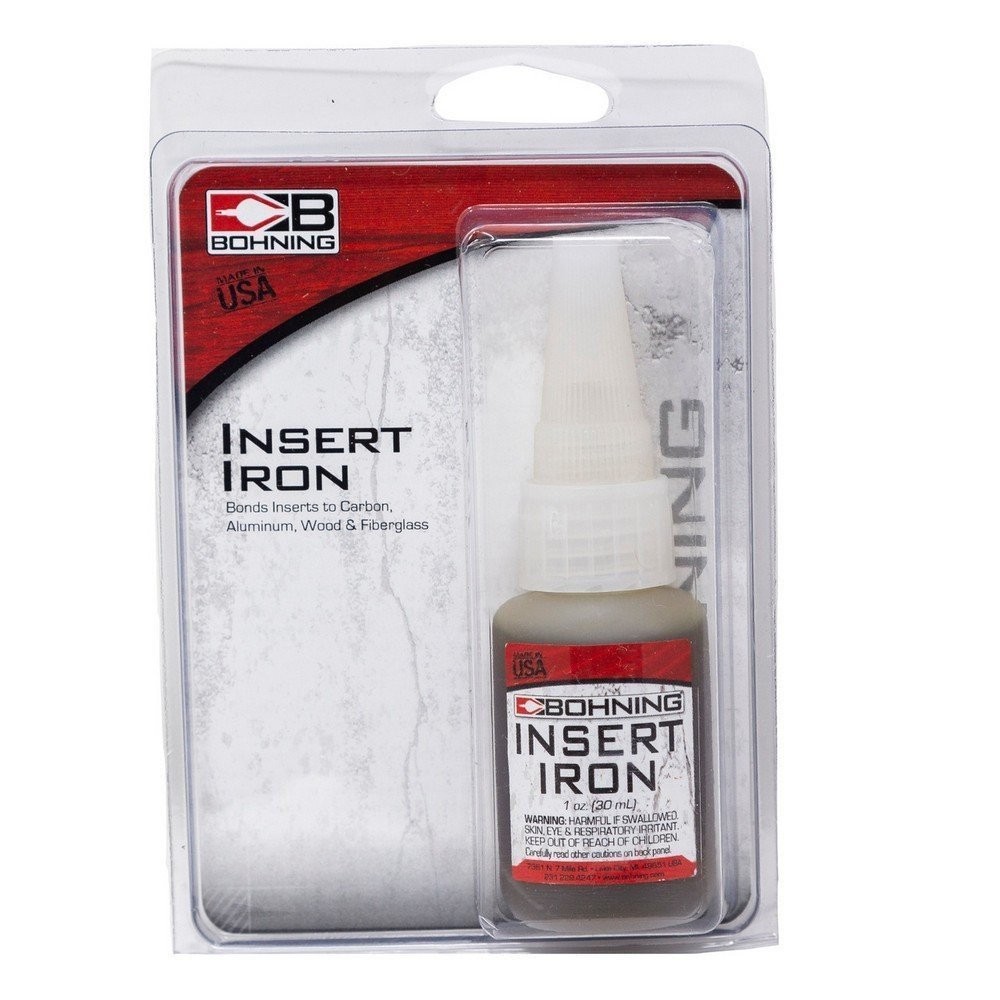 Bohning Insert Iron Adhesives 1 Ounce Bottle For Inserts, Points, Outserts 1317