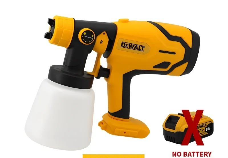 DEWALT Electric Spray Paint Gun 800ML Cordless Paint Sprayer Electric Paint