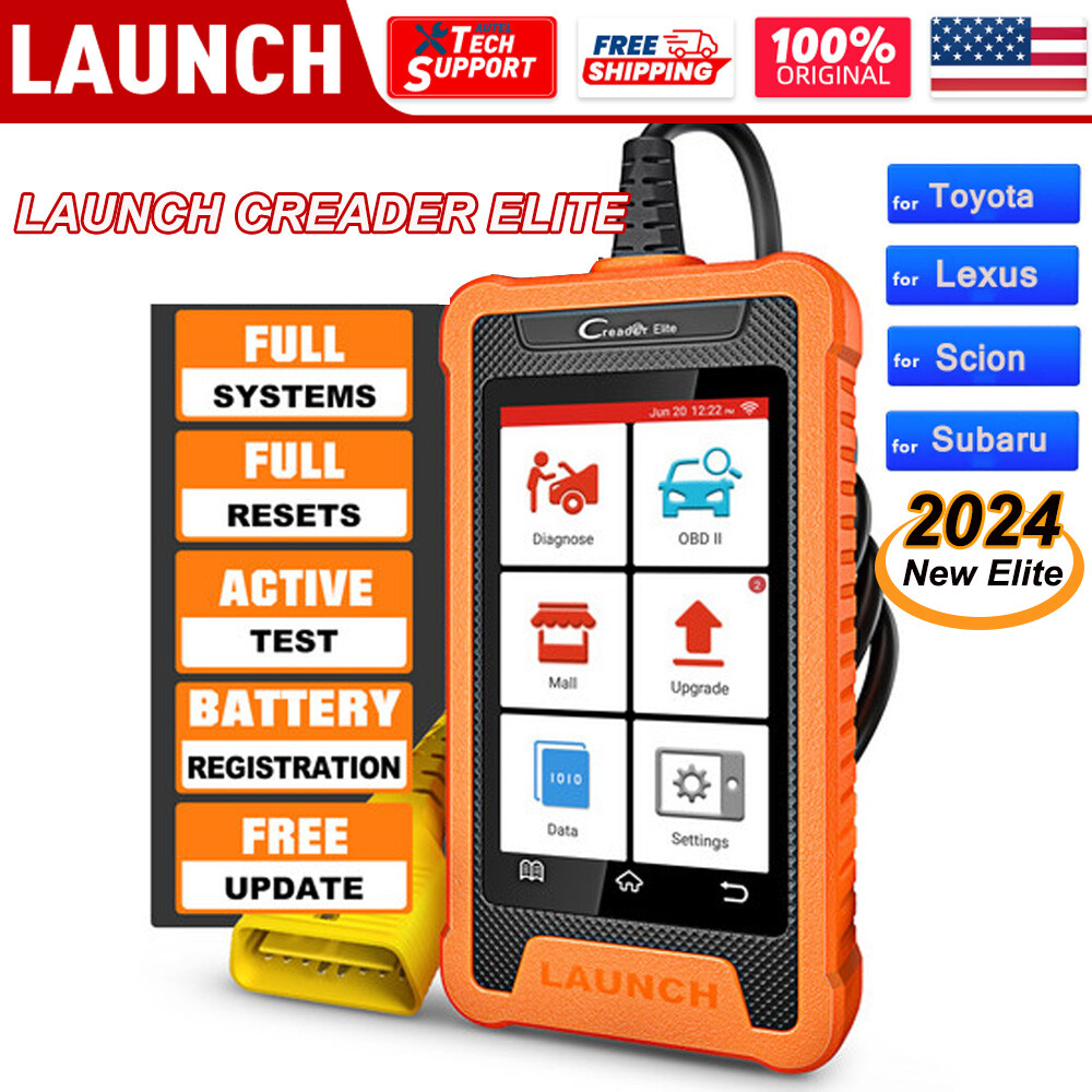 LAUNCH Creader Elite For TOYOTA Lexus Car Diagnostic Tool OBD2 Scanner ABS SRS