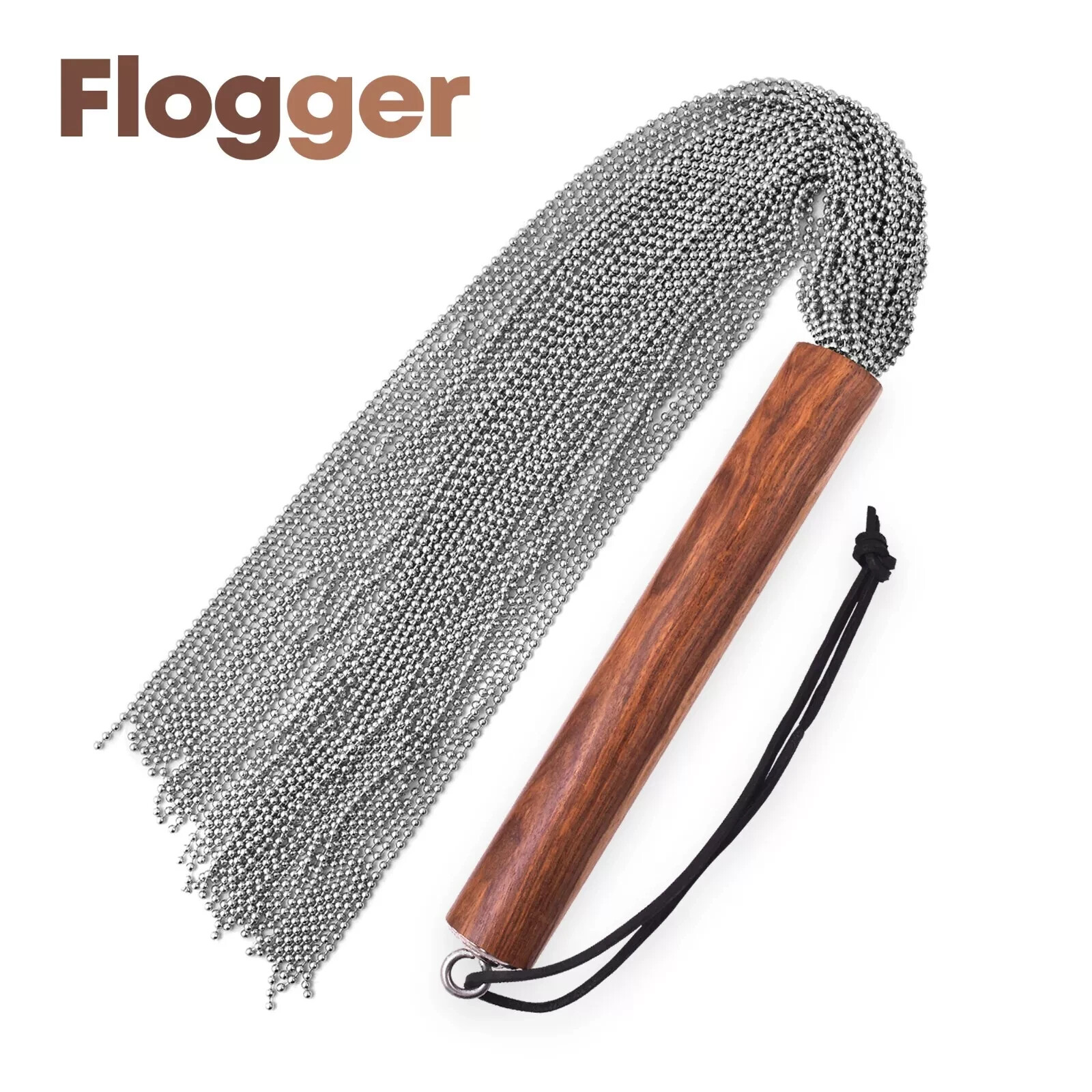 BDSM Metal Chain Flogger Whip 50 Tails Handmade Crop Flogger Handmade