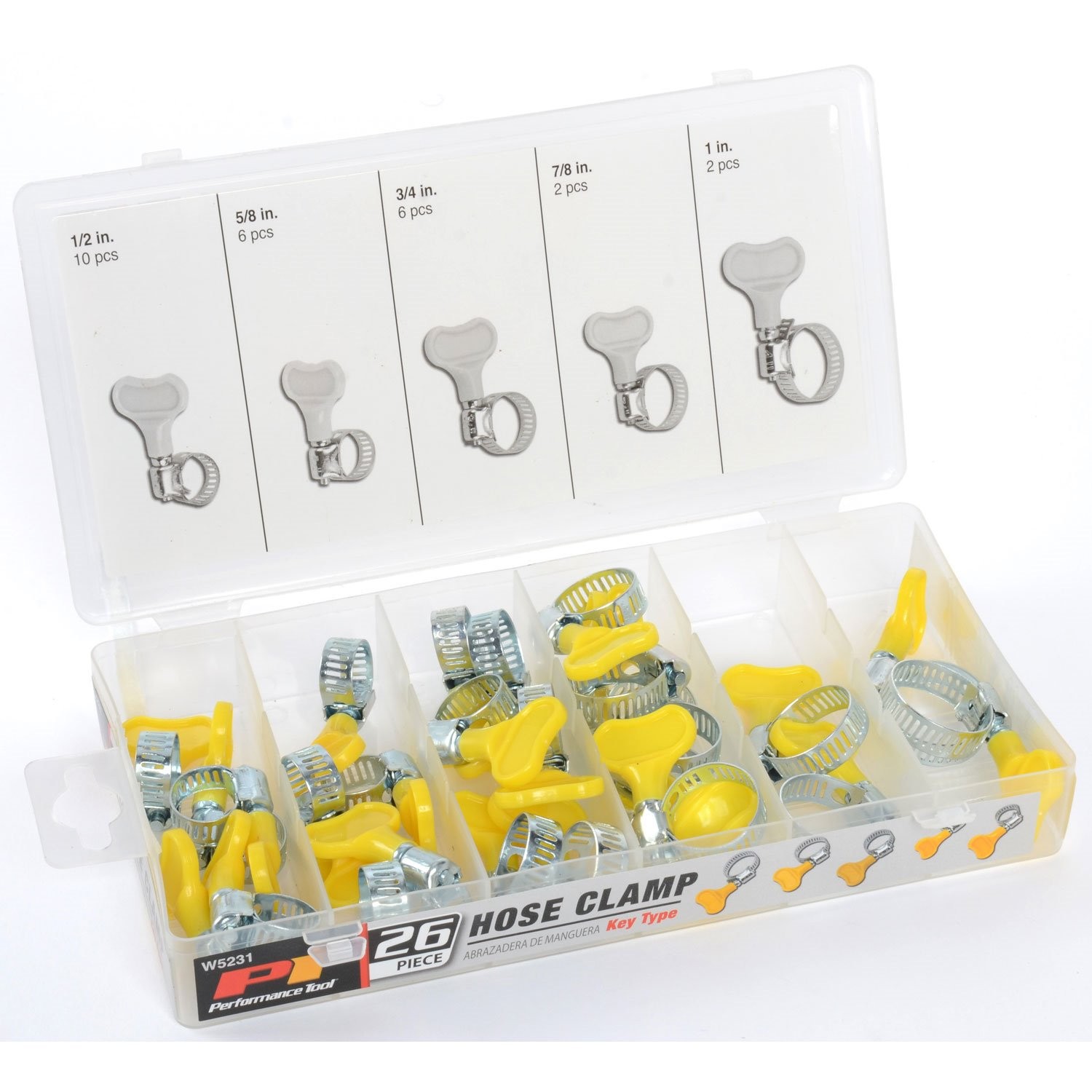 W5231 Hose Clamp Assortment Key Type