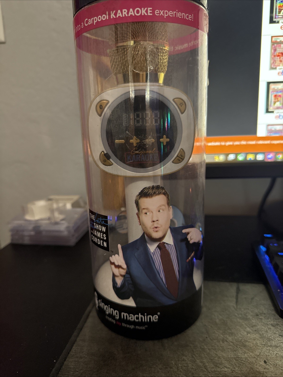 Carpool karaoke microphone - THE MIC- The Late Show With James Corden Never Used