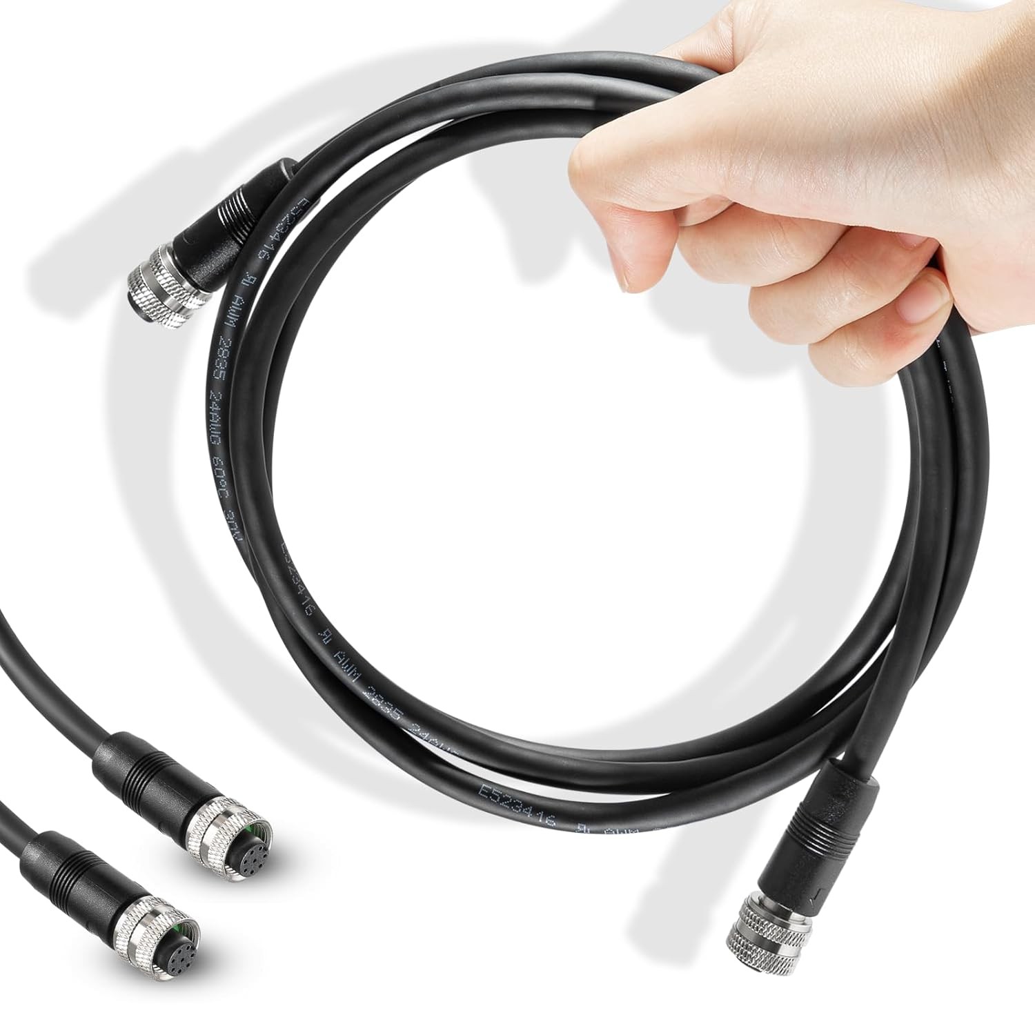 720073-6 5 Foot Ethernet Cable AS EC 5E Replace for Humminbird, Black Fit...