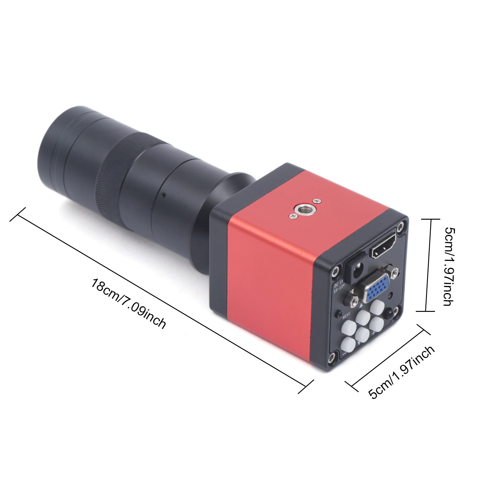 HDMI Inspection Video Microscope Digital Industry Video Microscope Camera 1080P
