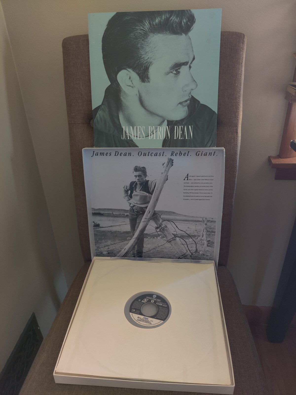 James Dean 35th Anniversary Collection, 5 Laser Discs & Insert