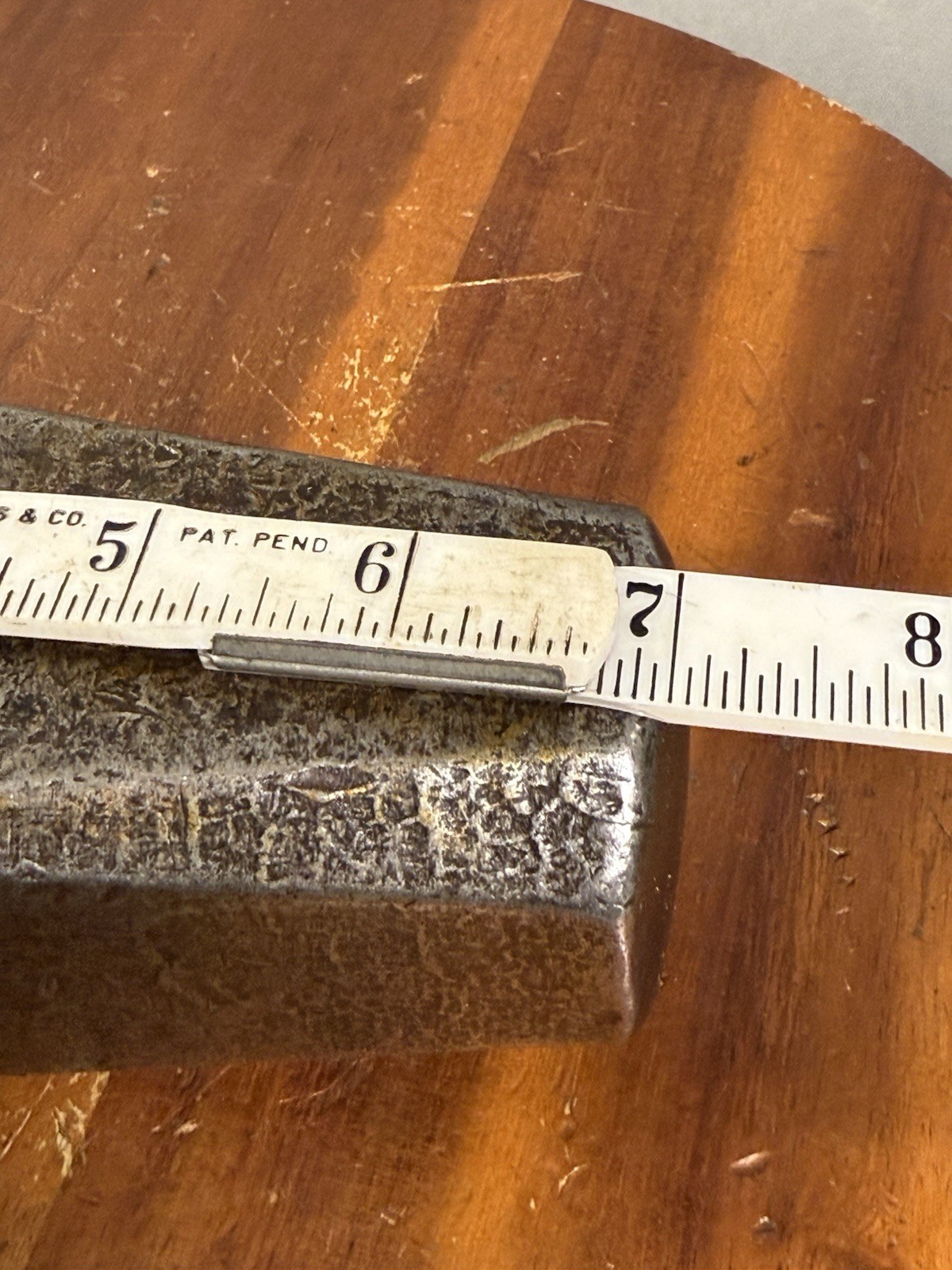 Atha 8lb Sledge Hammer Head, Long Nevada Pattern. 100+ Yrs Old