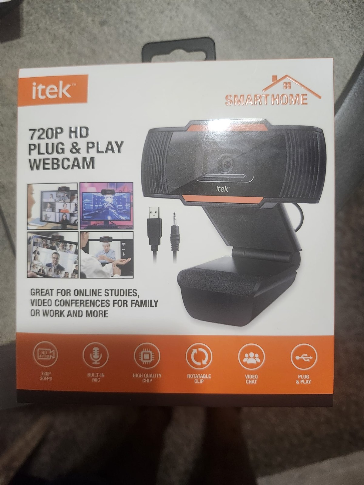 720P HD PLUG & PLAY WEBCAM