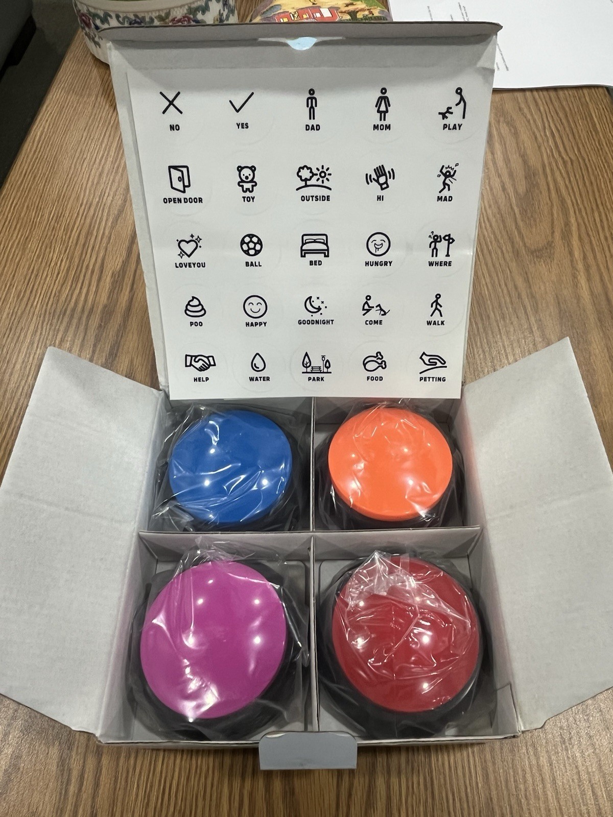 Voice Recording Button for Dog Training Communication Frontkpa