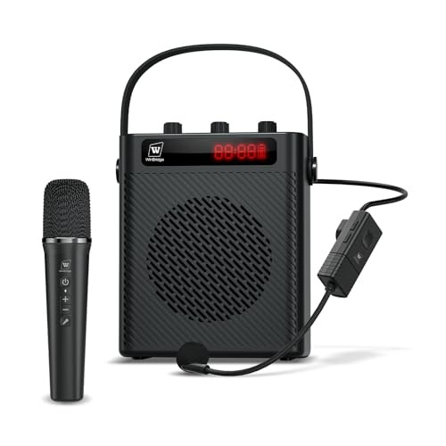 Voice Amplifier Wireless Microphone/Handheld Mic with 4 Sound Effects S95 |