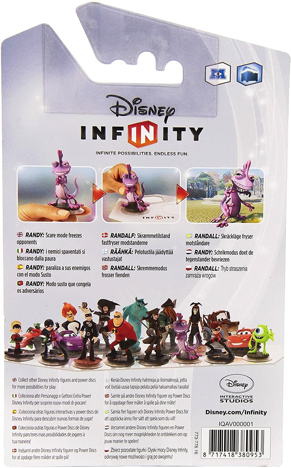 Disney Infinity Character - Randy / Video Game Toy - NEW