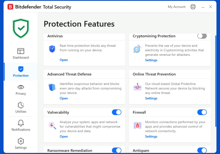 Bitdefender Total Security - 3 Years 3 Device / Windows, MAC, Android/Daily VPN
