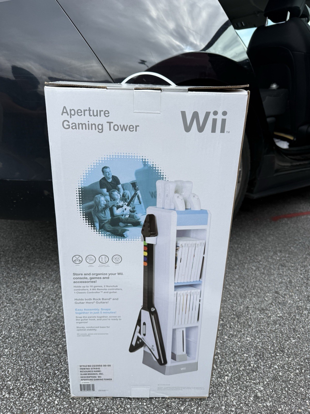 Nintendo Wii Aspect Gaming Tower Video Game / Guitar Tower White