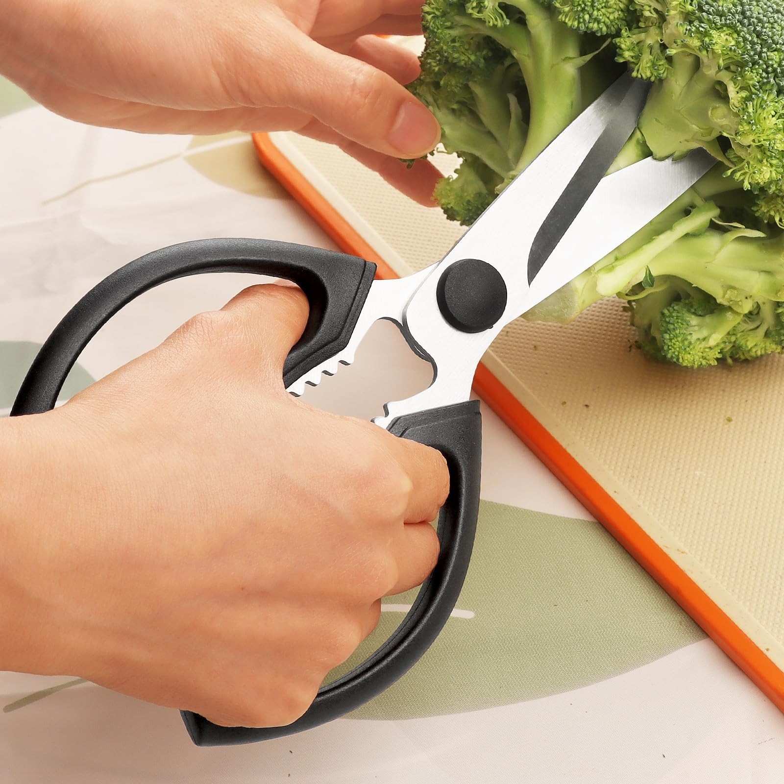 Kitchen Scissors, Heavy Duty Kitchen Shears with Sharp Stainless Steel Blades...