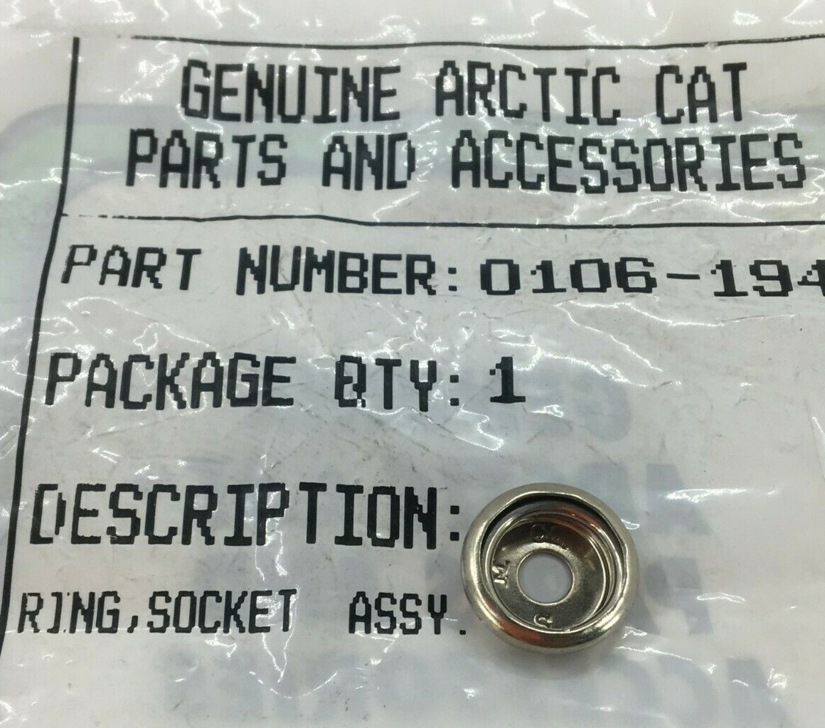 OEM Arctic Cat 0106-194 Snap Socket Ring For Models From 1971-1998