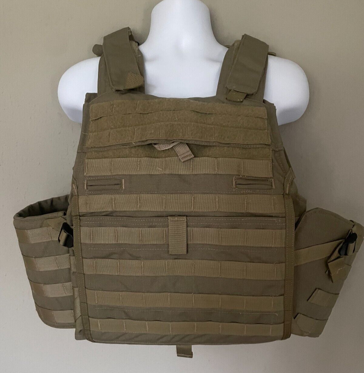 Protech Large 2416-2417 APV TMW QRS Armor Carrier Tan Molle