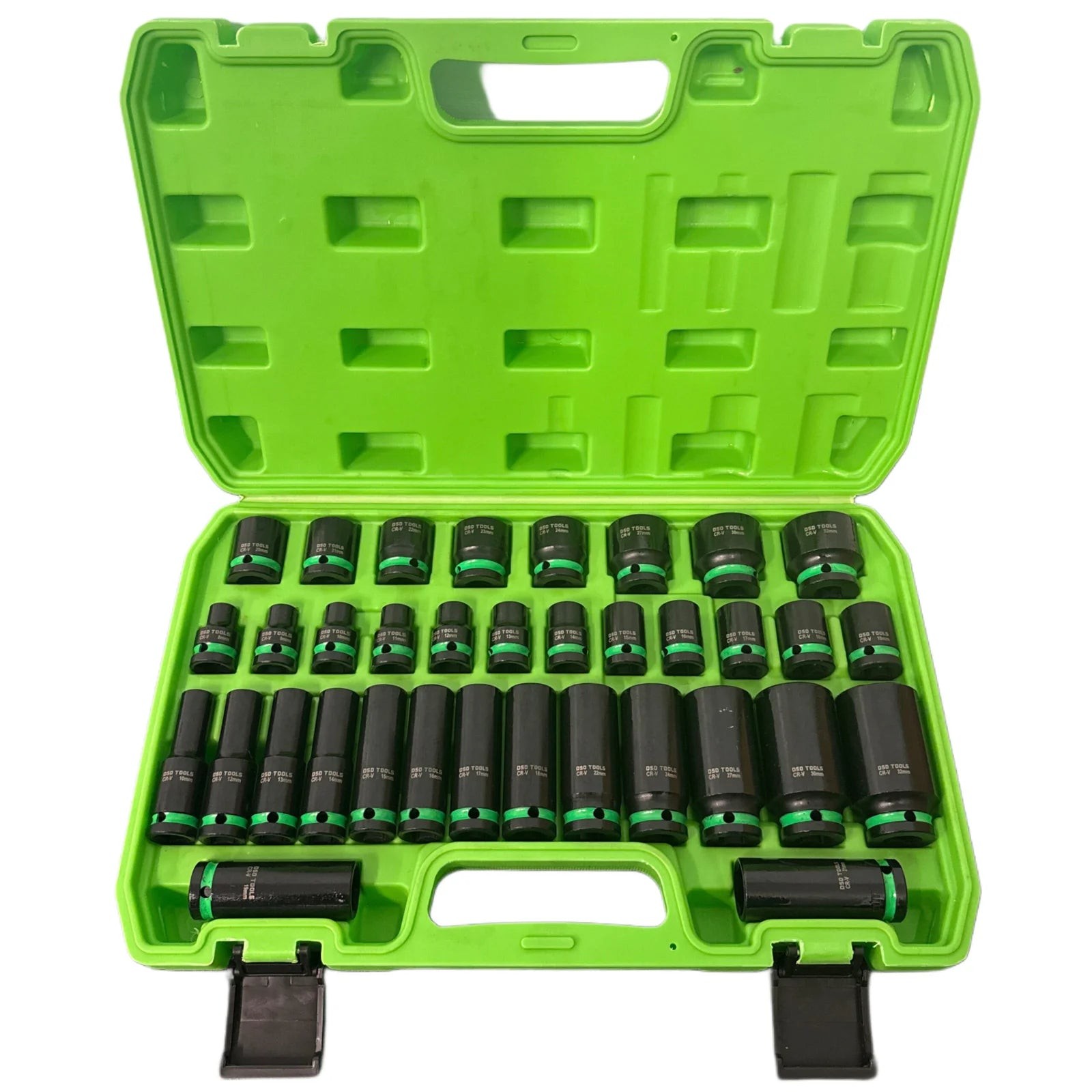 35pc 1/2″ Dr 6pt Metric Shallow And Deep Impact Socket Set DS1880