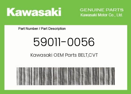 Kawasaki Genuine Belt,Cvt - 59011-0056