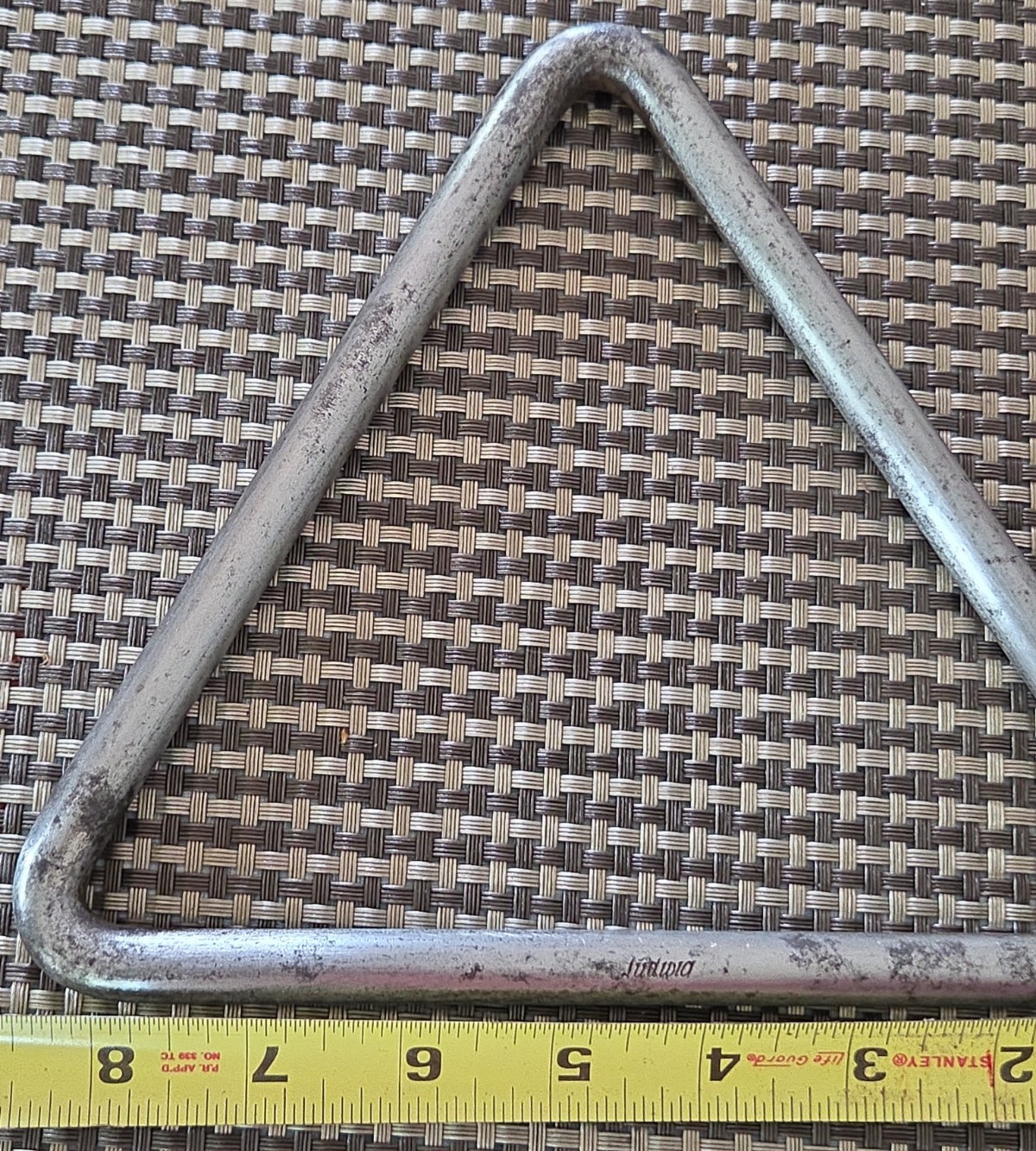 Vintage Ludwig 8" Orchestral Triangle Farm barn old script 1920s?