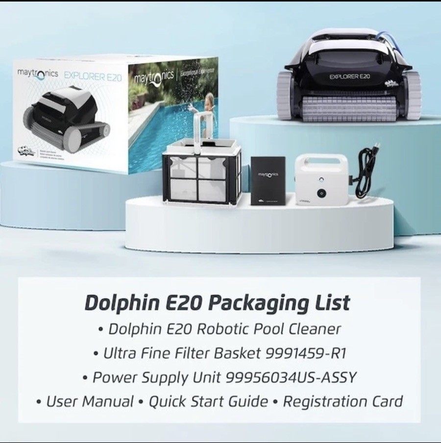 Dolphin Explorer E20 robotic pool Cleaner! New! FAST SHIPPING!