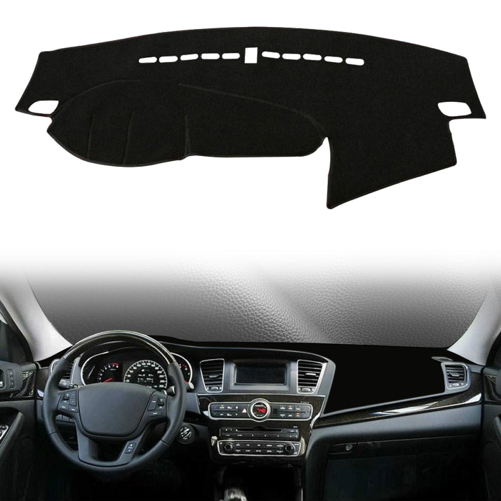 for Kia Cadenza K7 2010-2014 2015 2016 LHD Dashboard Pad dashmat Accessories